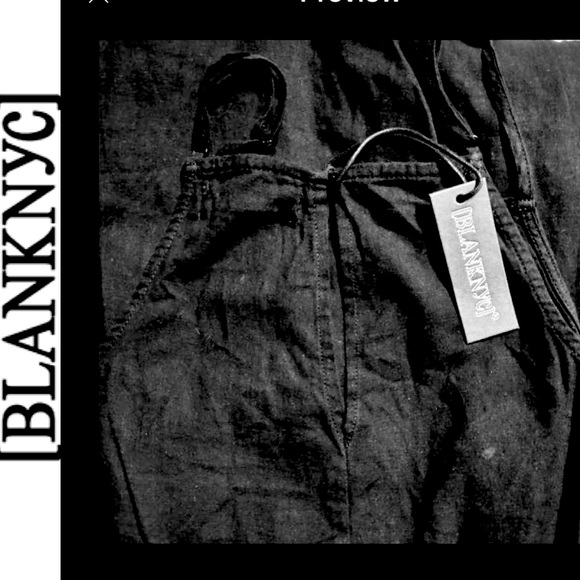 🆕 [BlankNYC] Paint It Black Jumpsuit, Color: Black; SZ:M. NWT! NOW$45. MRSP$98 - Picture 9 of 9